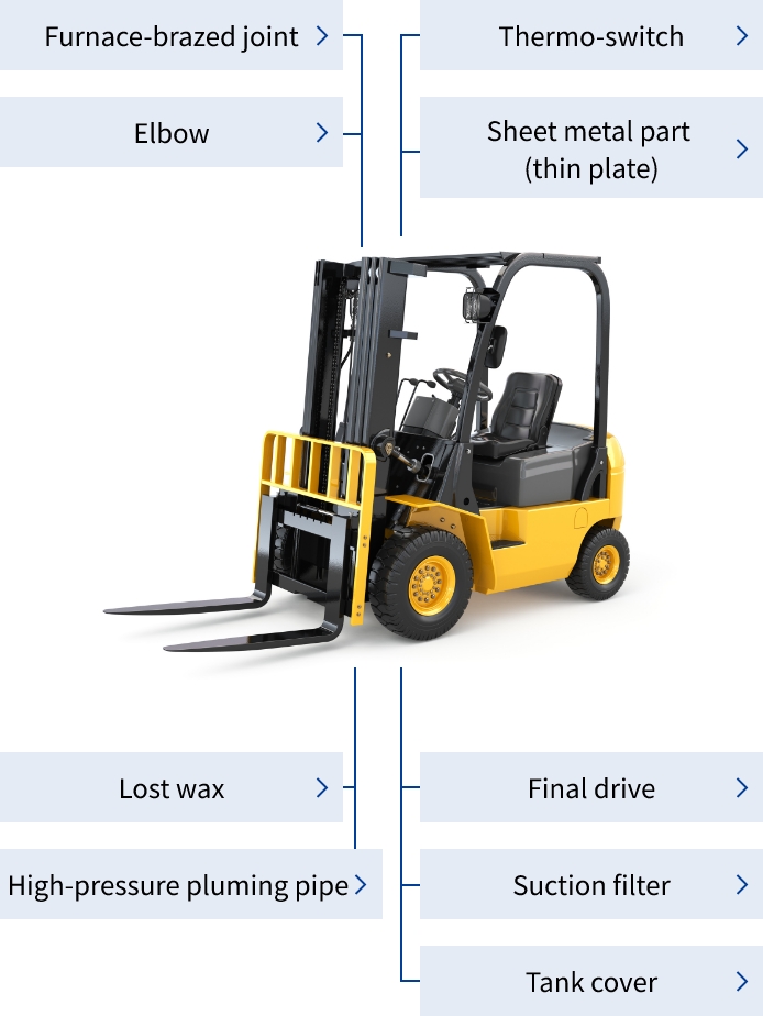 Products used in forklift